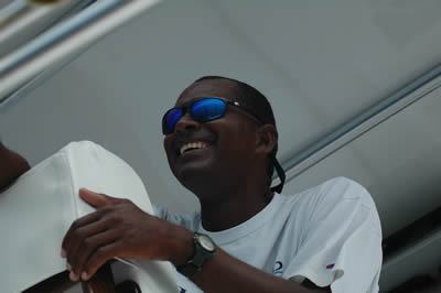 Captain of the Dragin Fly, Sport Fishing Boat in Los Sueños Marina Costa Rica.